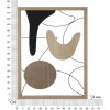 Mauro Ferretti wandpaneel Astroy 60x2x80 naturel MDF