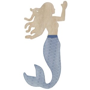 Mauro Ferretti wandpaneel Sirena 30,5x2x60 cm blauw naturel