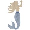 Mauro Ferretti wandpaneel Sirena 30,5x2x60 cm blauw naturel