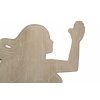 Mauro Ferretti wandpaneel Sirena 30,5x2x60 cm blauw naturel