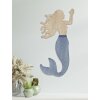 Mauro Ferretti wandpaneel Sirena 30,5x2x60 cm blauw naturel