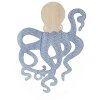 Mauro Ferretti wandpaneel octopus 41x1,5x57 cm blauw naturel