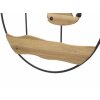 Mauro Ferretti wandpaneel Balene 56x2x60 cm naturel zwart