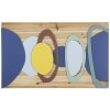 Mauro Ferretti wandpaneel hout kleur 80x2,5x50 cm veelkleurig
