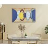 Mauro Ferretti wandpaneel hout kleur 80x2,5x50 cm veelkleurig