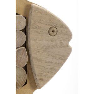 Mauro Ferretti hangdecoratie vis Nature 42,5x2x28,5 cm naturel