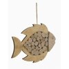 Mauro Ferretti hangdecoratie vis Nature 42,5x2x28,5 cm naturel