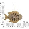 Mauro Ferretti hangdecoratie vis Nature 42,5x2x28,5 cm naturel