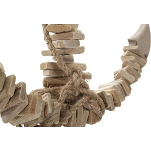 Mauro Ferretti Hangdecoratie Anker Natuur 39x7x46 cm naturel