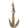 Mauro Ferretti Hangdecoratie Anker Natuur 39x7x46 cm naturel