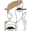 Mauro Ferretti wandpaneel Picassy 52x2x63 cm zwart bruin goud