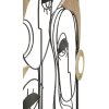 Mauro Ferretti wandpaneel Picassy 52x2x63 cm zwart bruin goud