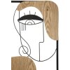 Mauro Ferretti wandpaneel Picassy 38x2x89,5 cm zwart bruin