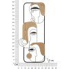 Mauro Ferretti wandpaneel Picassy 38x2x89,5 cm zwart bruin