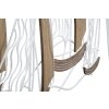 Mauro Ferretti wandpaneel Adriatic 89,5x3,8x57,8 cm wit bruin