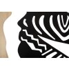 Mauro Ferretti wandpaneel Tribal 53x2x80 cm zwart bruin