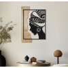 Mauro Ferretti wandpaneel Tribal 53x2x80 cm zwart bruin