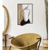 Mauro Ferretti wandpaneel schoonheid 60x2x90 cm zwart bruin