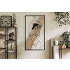 Mauro Ferretti wandpaneel Strip 50x2x90 cm zwart bruin