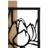 Mauro Ferretti wandpaneel Lotus 60x2x90 cm zwart bruin