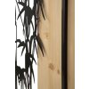 Mauro Ferretti wandpaneel bamboe 58x2x80 cm zwart bruin