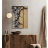 Mauro Ferretti wandpaneel bamboe 58x2x80 cm zwart bruin
