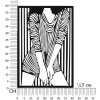Mauro Ferretti wandpaneel Fashionable 40x1,3x60 cm zwart