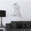 Mauro Ferretti wandpaneel Yogi 60x1,3x80 cm zwart