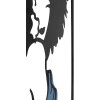 Mauro Ferretti wandpaneel Afef 60x1,3x80 cm zwart blauw