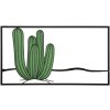 Mauro Ferretti wandpaneel cactus 60x1,3x33 cm groen zwart