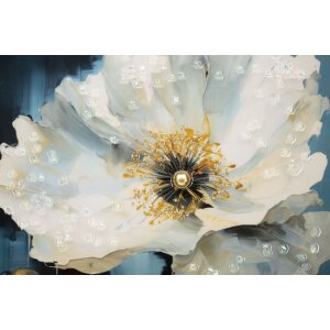 Mauro Ferretti muurschildering Bluey 42x3,5x62 cm blauw wit