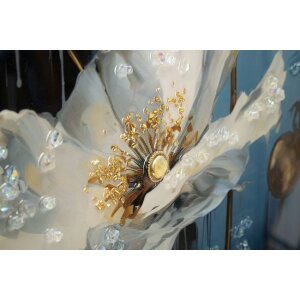 Mauro Ferretti muurschildering Bluey 42x3,5x62 cm blauw wit