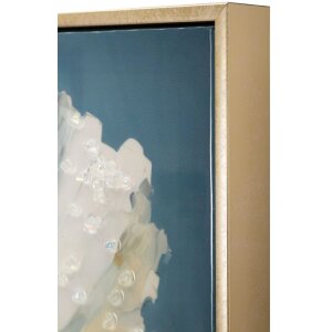 Mauro Ferretti muurschildering Bluey 42x3,5x62 cm blauw wit