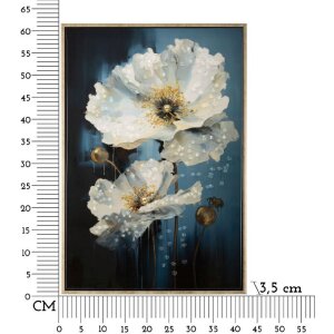 Mauro Ferretti muurschildering Bluey 42x3,5x62 cm blauw wit