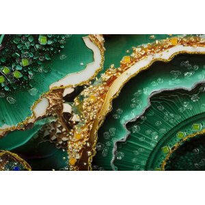 Mauro Ferretti muurschildering Smeraldy 82x4x62 cm groen...