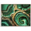 Mauro Ferretti muurschildering Smeraldy 82x4x62 cm groen goud