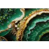 Mauro Ferretti muurschildering Smeraldy 82x4x62 cm groen goud