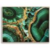 Mauro Ferretti muurschildering Smeraldy 82x4x62 cm groen goud