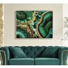 Mauro Ferretti muurschildering Smeraldy 82x4x62 cm groen goud