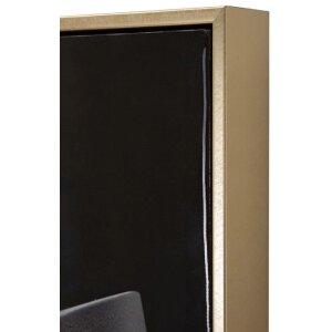 Mauro Ferretti muurschildering Weense hoed 62x4x92 cm zwart goud