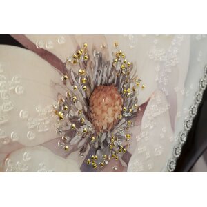 Mauro Ferretti muurschildering Weense hoed 62x4x92 cm zwart goud