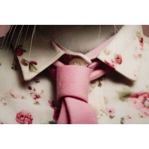 Mauro Ferretti muurschildering Bunny met lijst 62,5x2,8x62,5 cm roze