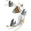 Mauro Ferretti wandpaneel Dory 61x5x86 cm blauw goud