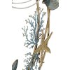 Mauro Ferretti wandpaneel Dory 61x5x86 cm blauw goud