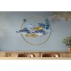 Mauro Ferretti wandpaneel Marine 77x5x63 cm blauw goud