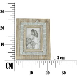 Mauro Ferretti fotolijst Wody 10x15 cm naturel zilver