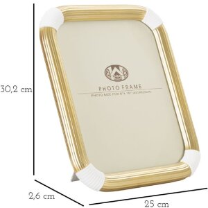 Mauro Ferretti fotolijst Bann 20x25 cm goud wit