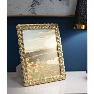 Mauro Ferretti fotolijst touw 20x25 cm goud
