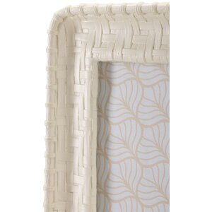 Mauro Ferretti fotolijst bamboe stijl 26x2x31 cm crème