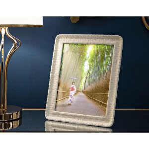 Mauro Ferretti fotolijst bamboe stijl 26x2x31 cm crème